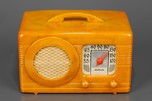 Motorola Radio 50XC ’Circle Grille’ in Warm Yellow Marbleized Catalin